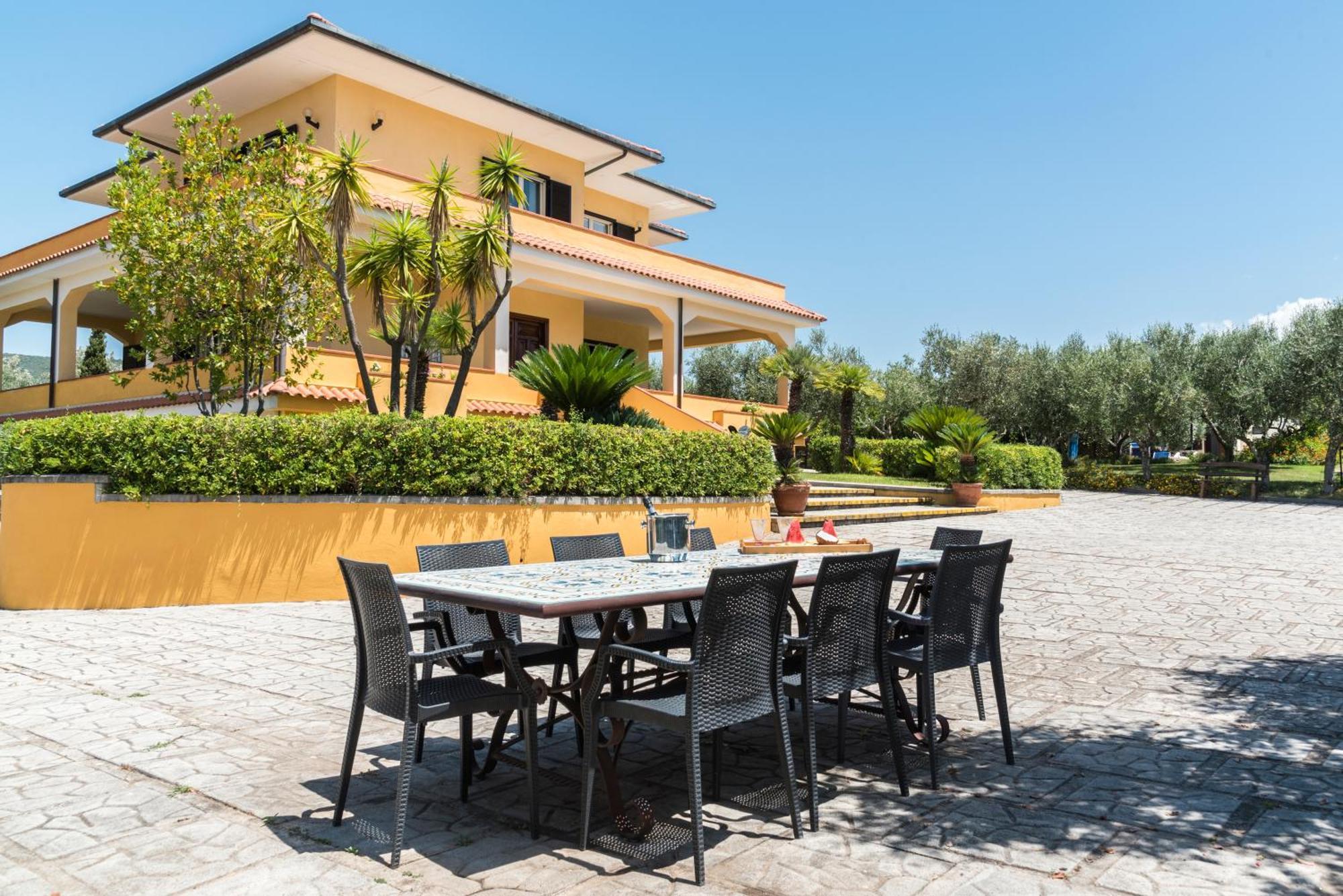 Villa Tina Santa Maria di Castellabate Luaran gambar